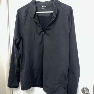 zella long sleeve womens top Sz Med Black